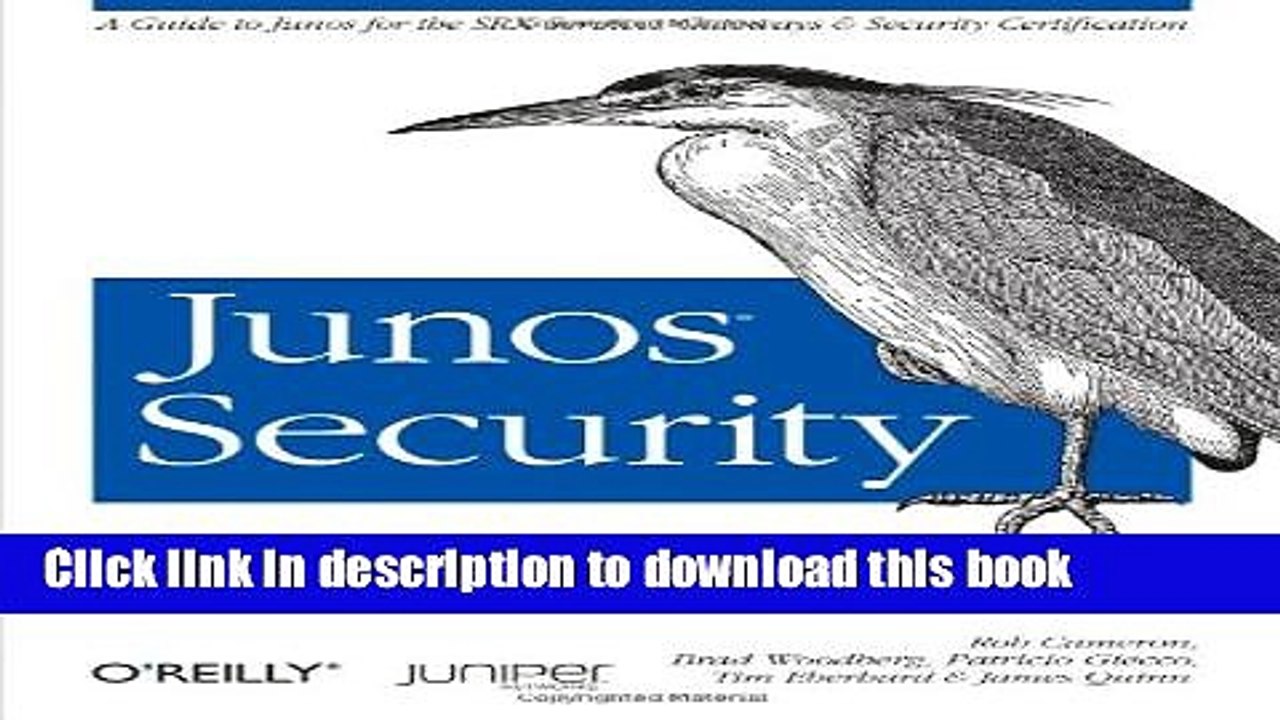 Download Junos Security  Ebook Free