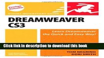 [PDF]  Dreamweaver CS3 for Windows and Macintosh: Visual QuickStart Guide  [Download] Online
