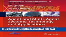 Read Agent and Multi-Agent Systems: Technology and Applications: 10th KES International