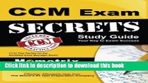 Read Book CCM Exam Secrets Study Guide: CCM Test Review for the Certified Case Manager Exam Ebook