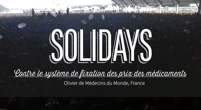Prise de parole d'Olivier de Médecins du Monde, France // Contre le système de fixation des prix des médicaments