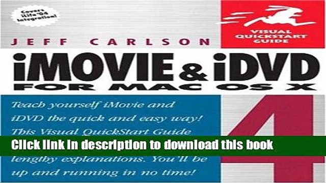 [PDF] iMovie 4 and iDVD 4 for Mac OS X: Visual QuickStart Guide [Read] Full Ebook