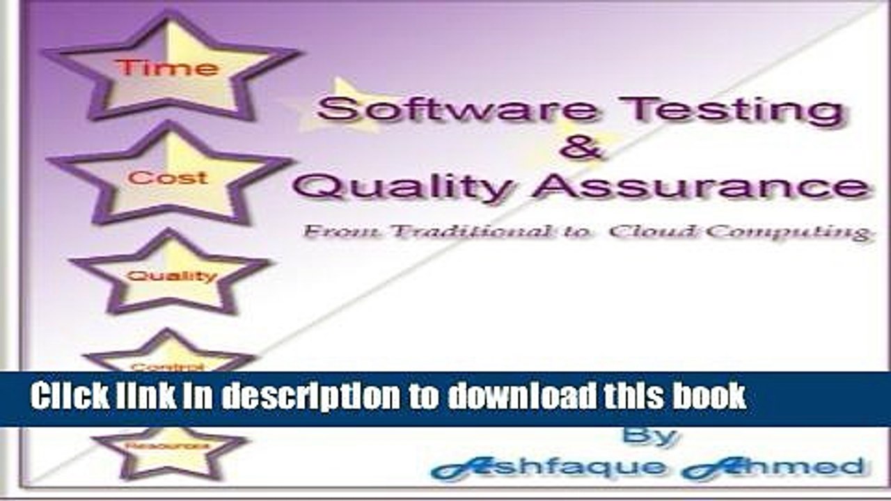 [PDF] Software Testing   Quality Assurance: From Traditional to Cloud Computing: Learn Software