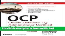Download OCP: Oracle Database 11g Administrator Certified Professional Study Guide: Exam 1Z0-053