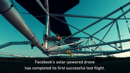 Facebook's Aquila drone completes first test flight