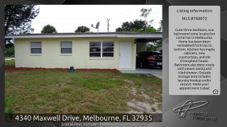 4340 Maxwell Drive, Melbourne, FL 32935