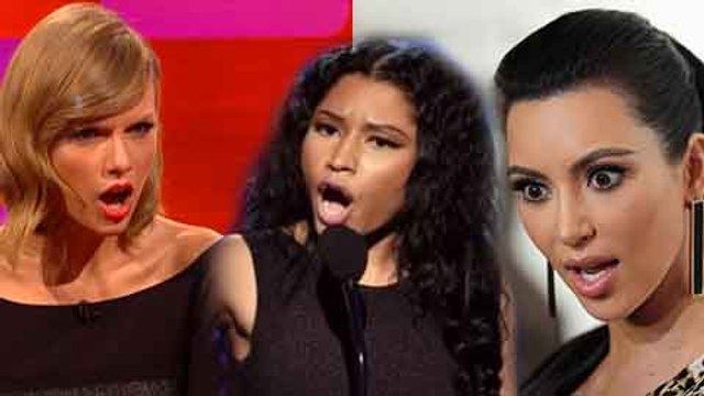 SHOCKING Nicki Minaj SUPPORTS Taylor Swift, DISSES Kim Kardashian & Kanye West