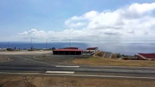 TAP TAKING OFF MADEIRA ISLAND AIRPORT IPHONE 6 SLOW MOTION