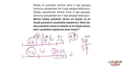 YGS DENEME SINAVI - A KİTAPÇIĞI - TEMEL MATEMATİK SORU ÇÖZÜMLERİ 21-25
