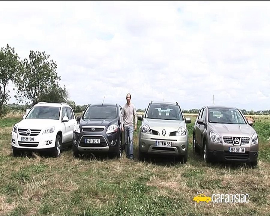 Ford Kuga - Nissan Qashqai - Renault Koleos - Volkswagen Tiguan : les ennemis jurés du Rav 4