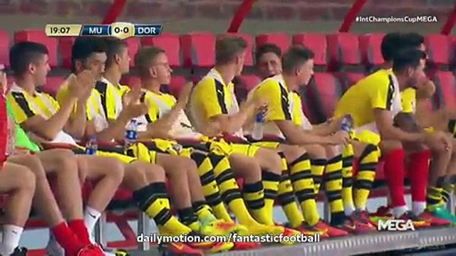 0-1 Gonzalo Castro Goal HD - Manchester United vs Borussia Dortmund 22.07.2016