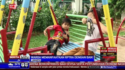 RPTRA Karanganyar Ramai Dikunjungi Warga Sekitar