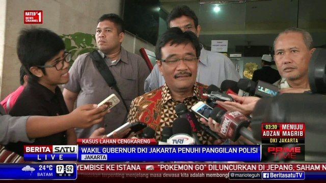 Kasus Lahan Cengkareng, Wagub DKI Djarot Penuhi Panggilan Bareskrim