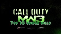 MW3 - TOP 10 SNIPER KILLS