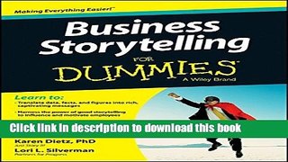 Read Books Business Storytelling For Dummies E-Book Free