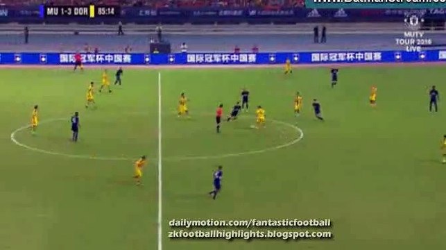 Gonzalo Castro Goal HD - Manchester United 1-4 Borussia Dortmund 22.07.2016