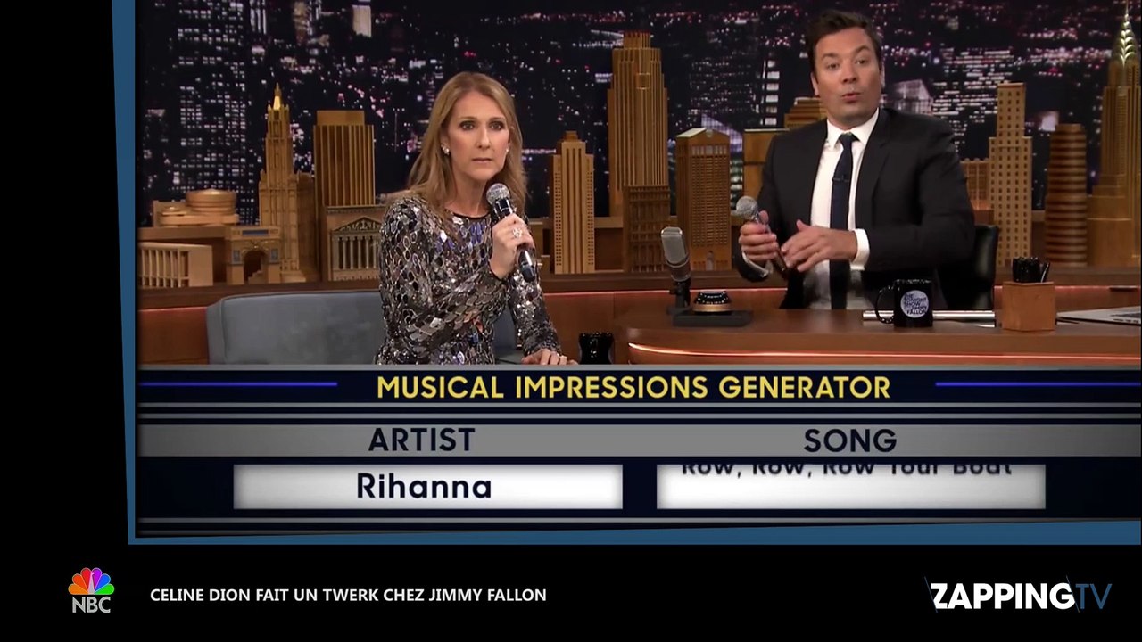 Rihanna : Céline Dion twerke sur Work chez Jimmy Fallon (Vidéo)