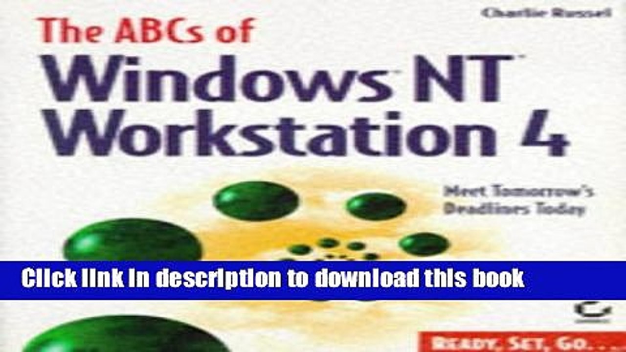 Read The ABCs of Windows Nt Workstation 4  Ebook Free