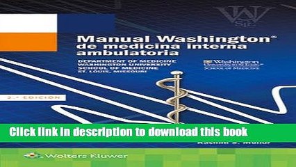 Download Manual Washington de medicina interna ambulatoria (Spanish Edition) [PDF] Online