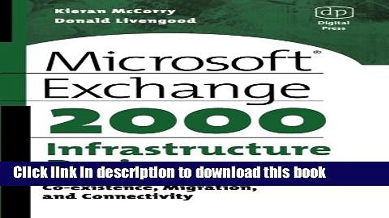 Read Microsoft Exchange 2000 Infrastructure Design: Co-existence, Migration and Connectivity (HP