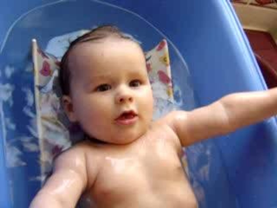 Gazouillis dans le bain