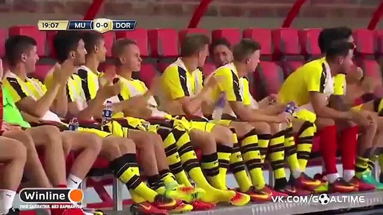 Manchester United 1 vs  4 Borussia Dortmund All Goals & Highlights ICC 2016