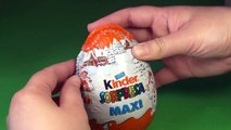 Kinder Maxi Surprise egg - Disney Cars Toys Collector and surprise eggs