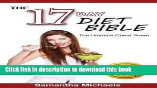 Read 17 Day Diet: Ultimate Cheat Sheet (With Diet Diary   Workout Planner)  Ebook Free