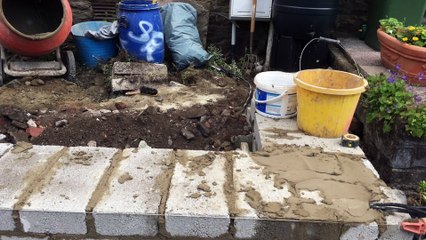 INDIAN SANDSTONE PATIO LAYERS IN CAERPHILLY - GARDEN WALLS CAERPHILLY