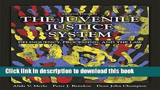 Read Book The Juvenile Justice System: Delinquency, Processing, and the Law (8th Edition) PDF Online