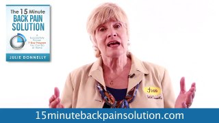 The 15 Minute Back Pain Solution — Julie Donnelly — JULSTRO.com
