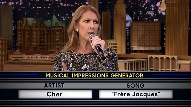Céline Dion imite Rihanna, Sia et Cher chez Jimmy Fallon et c'est juste hilarant