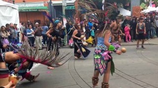 Dia De Los Muertos Aztec Dancers, Oakland CA 11.8.15