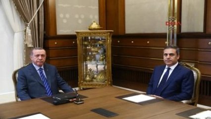 Cumhurbaşkanı Erdoğan MİT Müsteşarı Fidan ile Görüşüyor