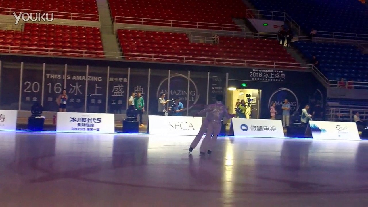 Johnny Weir & Stéphane Lambiel, Dress Rehearsal, Amazing on Ice 2016