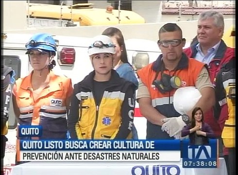 Quito Listo busca crear cultura de prevención ante desastres