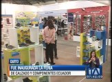 Fue inaugurada la Feria Internacional de Calzado y Componentes Ecuador