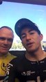 Sergio Luis Henao y Chris Froome Le Tour de France. mandan un saludo