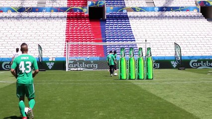 BIN SHOTS ON EURO 2016 SEMI FINAL PITCH!