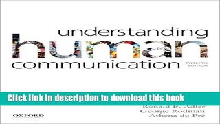 Read Book Understanding Human Communication ebook textbooks