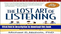 Read Book The Lost Art of Listening, Second Edition: How Learning to Listen Can Improve
