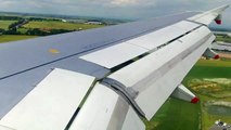 British Airways Airbus A320-232 landing Prague Airport 22/06/2016