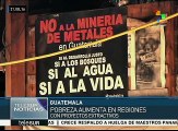Guatemala: mineras generan poco empleo y muchos conflictos sociales
