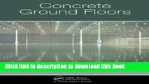 Download Concrete Ground Floors: Materials, Specification, Construction and Repair  EBook