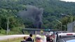 East River Mountain Tunnel Fire 7/25/2014 WV Side