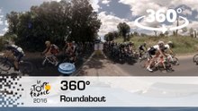[Video 360°] Roundabout / Rond-point - Tour de France 2016