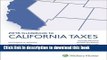 Download Books California Taxes, Guidebook to (2016) (Guidebook to California Taxes) Ebook PDF