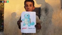 Avec des Pokémons, des enfants syriens lancent un appel à l'aide