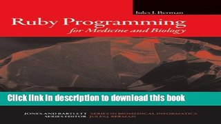 [PDF] Ruby Programming For Medicine And Biology [Read] Full Ebook