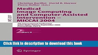 [PDF] Medical Image Computing and Computer-Assisted Intervention -- MICCAI 2004: 7th International